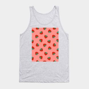 Abstract strawberry pattern Tank Top